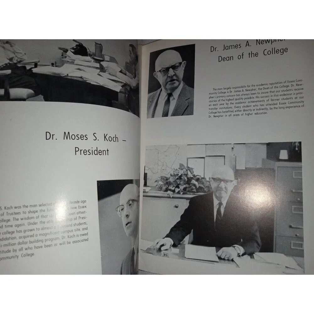 Vintage 1967 Essex Community College Challenger Yearbook Volume 3